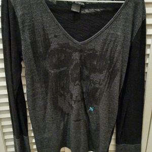 Metal Mulisha long sleeve skull shirt